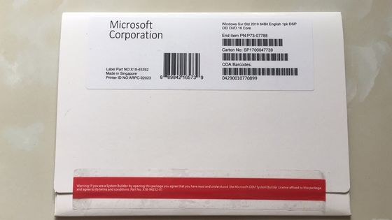 Immediate Delivery Windows Server 2016 Standard OEM Packaging